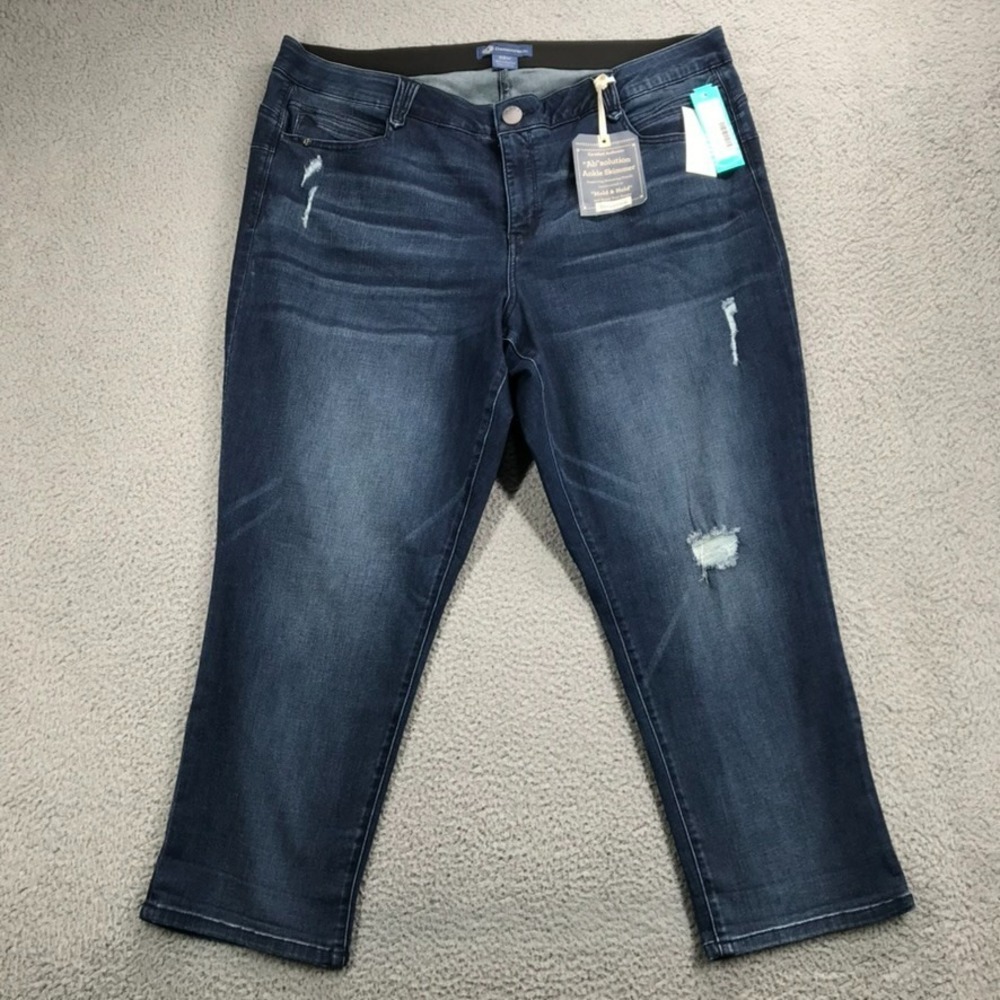 DEMOCRACY Jeans Size 22W Capri Skinny‎ Ankle Skimmer (Stitch Fix) NEW